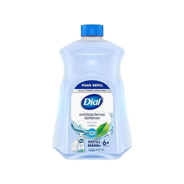 Dial Antibacterial Foaming Hand Soap Spring Water 52oz Refill Bottle