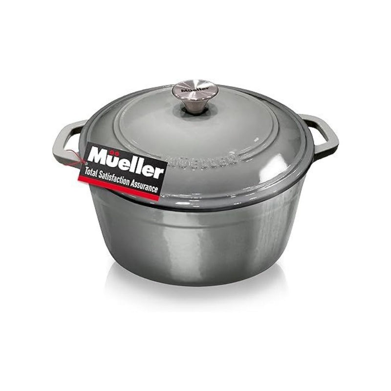 Mueller 6 Quart Enameled Cast Iron Dutch Oven