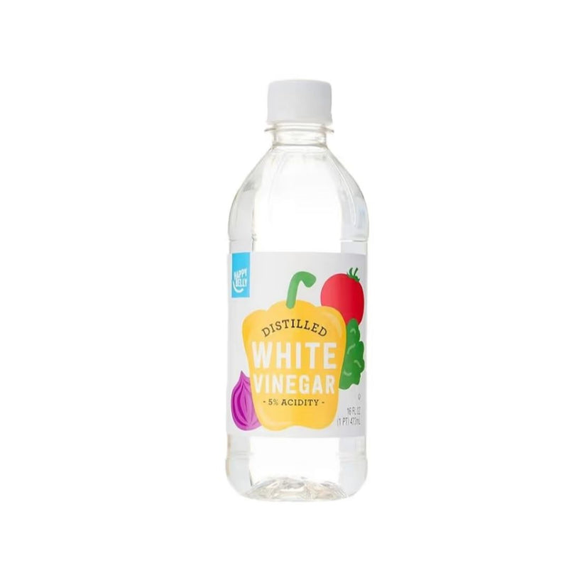 Amazon Brand Happy Belly White Distilled Vinegar (16 Fl Oz)