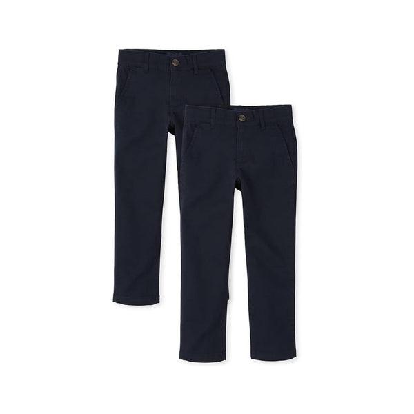 2-Pack The Children's Place Boys Stretch Skinny Chino Pants