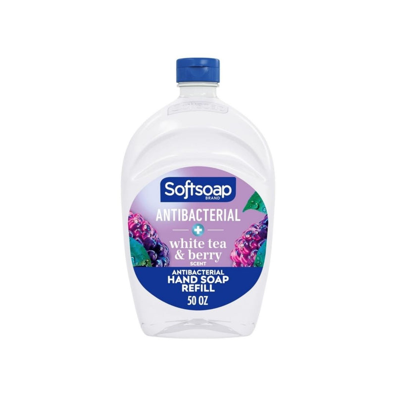 Softsoap Antibacterial Liquid Hand Soap Refill, White Tea & Berry Scented