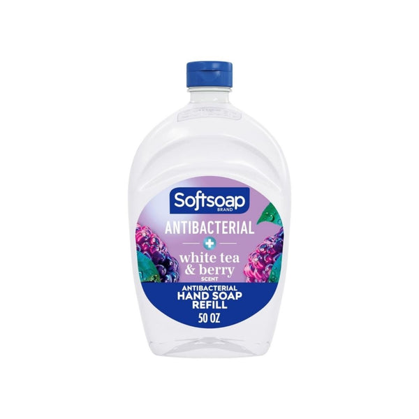 Softsoap Antibacterial Liquid Hand Soap Refill, White Tea & Berry Scented
