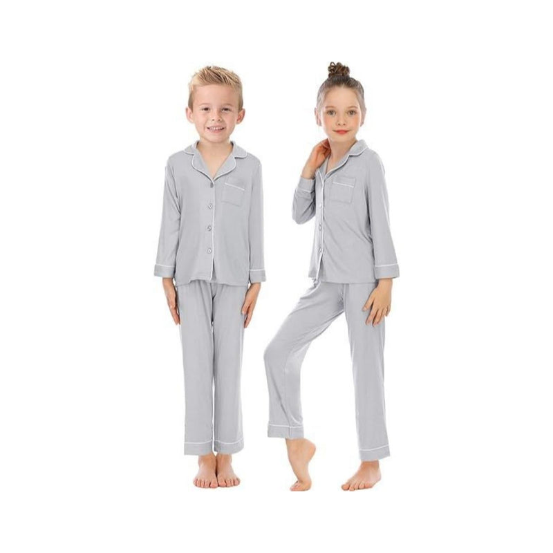 2 Pcs Long Sleeve Kids Pajamas