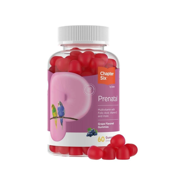 60 Zahler Womens Prenatal Grape Gummies