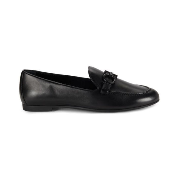 Ferragamo Trifoglio Women's Apron Toe Leather Loafers