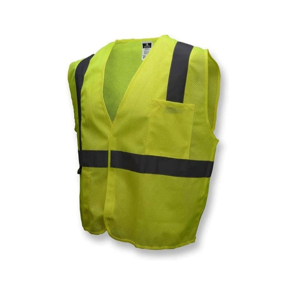 Radians Class 2 Mesh Safety Vest, Green (Large)