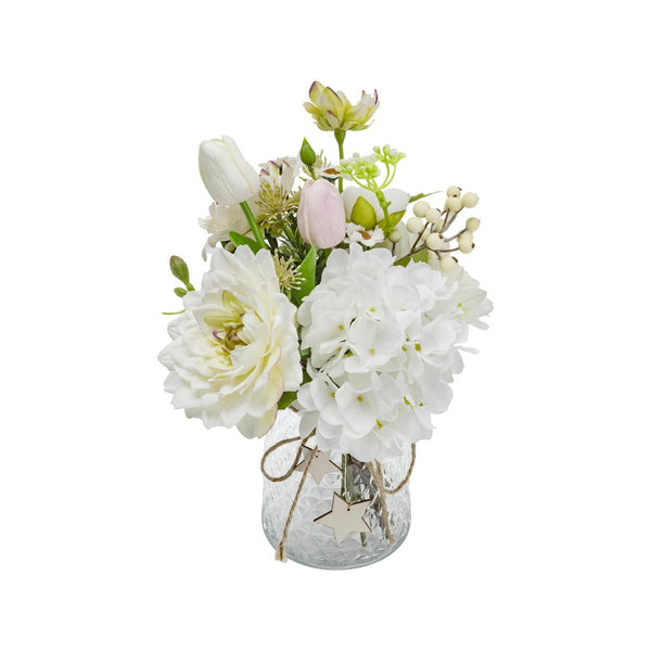 Artificial Flowers with Vase