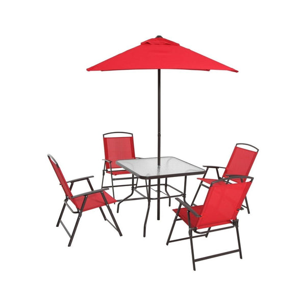 Mainstays Albany Lane Steel 6-Piece Outdoor Patio Dining Set