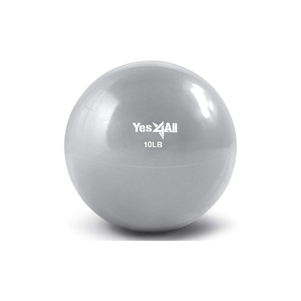 Soft Weighted 10lb Toning Exercise Ball