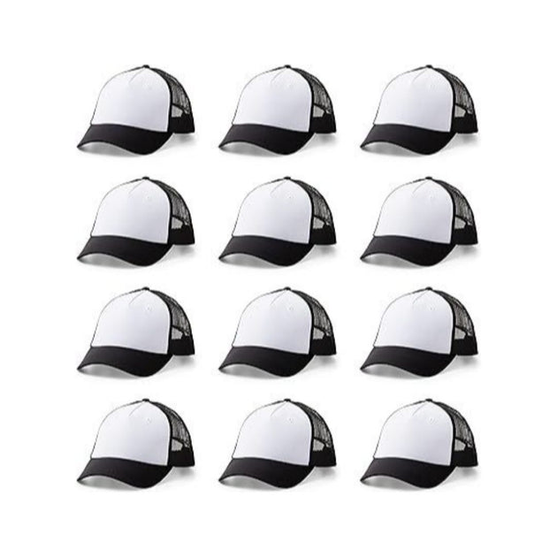 12 Pack Of Cricut Black/White Hats – simplexdeals