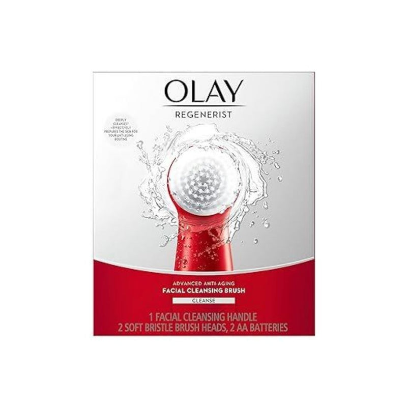 Olay Facial Cleansing Brush Regenerist, Face Exfoliator with 2 Brush H ...