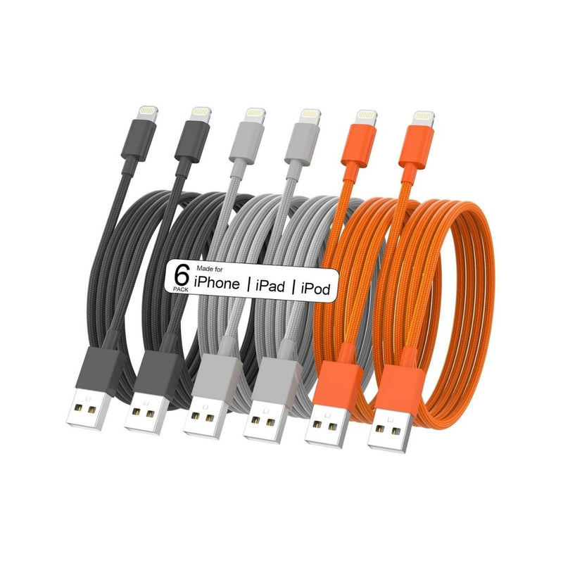 6-Pack iPhone Lightning Cables