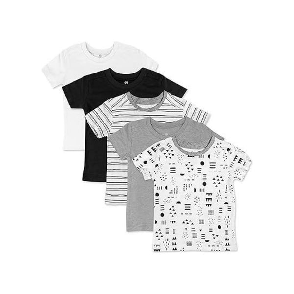 5-Pack HonestBaby Short Sleeve T-Shirt