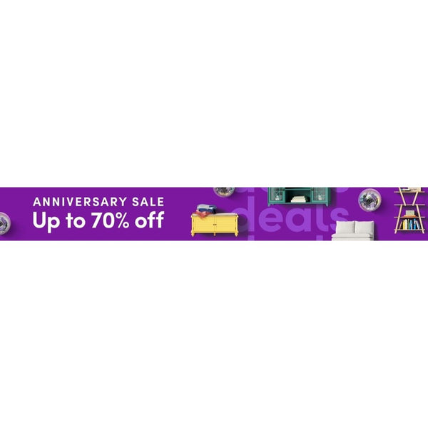 Up To 70% Off Wayfair's Anniversary Sale