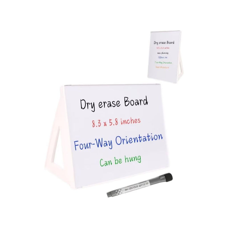 Small Dry Erase Board with Stand and Marker