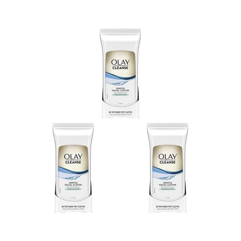 3 Packs of Olay Wet Cleansing Towelettes