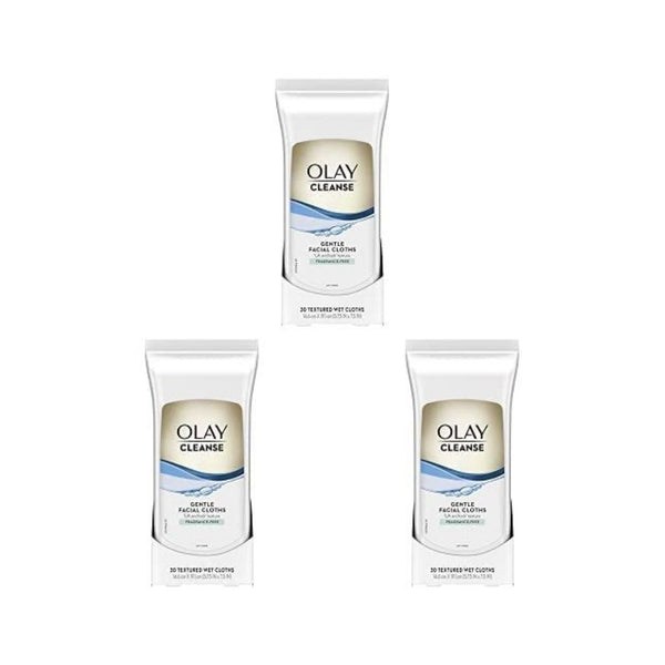 3 Packs of Olay Wet Cleansing Towelettes