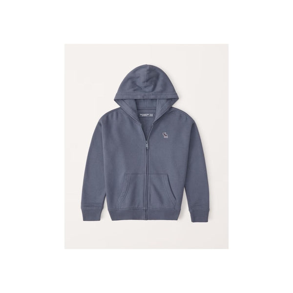 Abercrombie Kids Essential Icon Full-Zip Hoodie (8 Colors)