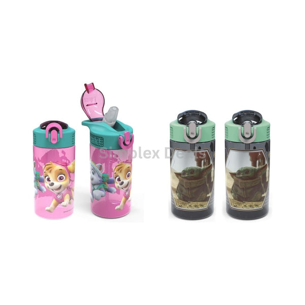 2-Piece Set Zak Designs Pack of Kids Water Bottles
