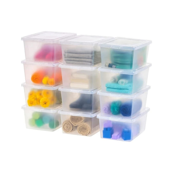 12-Pack 17 Qt Clear Storage Box
