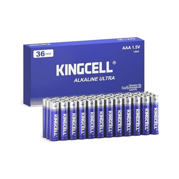 36-Pack Akaline AAA Batteries