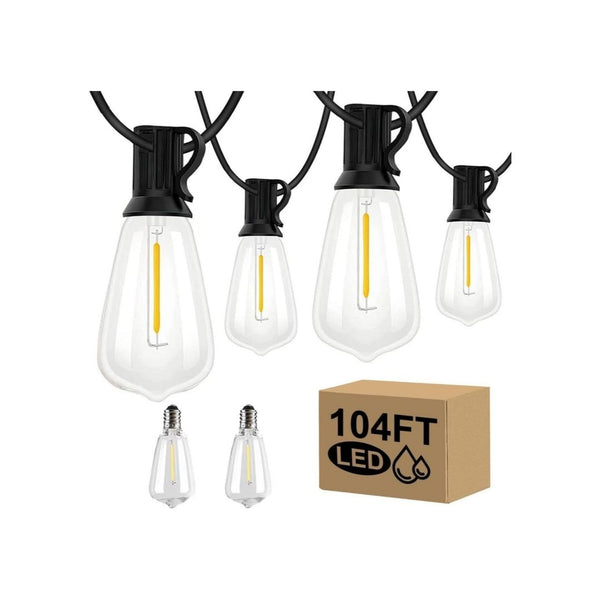 104-FT Outdoor String Lights