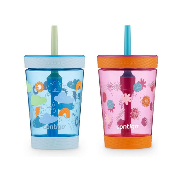 2-Pack Contigo Kids Spill-Proof 14oz Tumbler with Straw