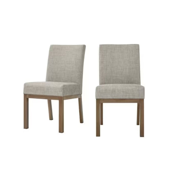 2-Pack Hampton Bay River Haven Steel Upholstered Padded Sling Outdoor Dining Chairs