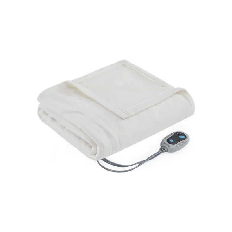 Beautyrest Fleece Electric Blanket Heated Throw Wrap