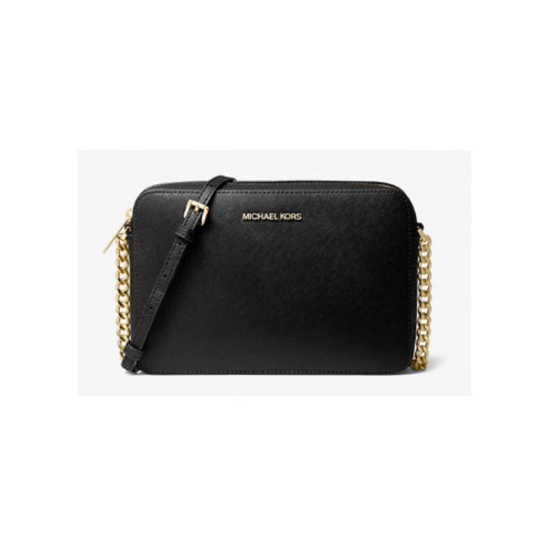 Michael Kors Jet Set Large Saffiano Leather Crossbody Bag (2 Colors)
