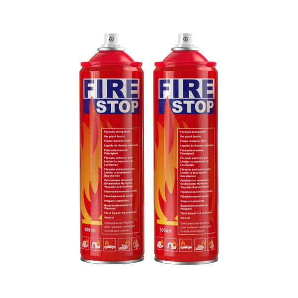 2-Pack Fire Extinguisher with Mounting Bracket
