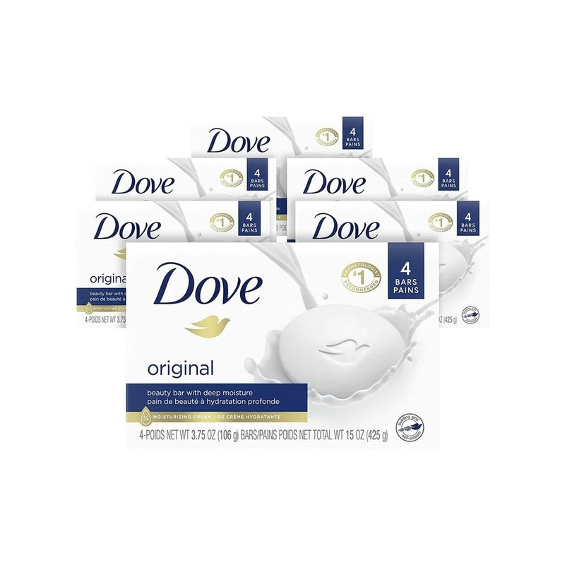 24-Count 3.75oz Dove Beauty Bar Moisturizing Soap Bar (Original ...