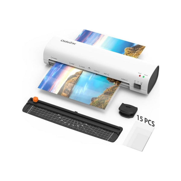 Laminator Machine with 15 Laminating Pouches