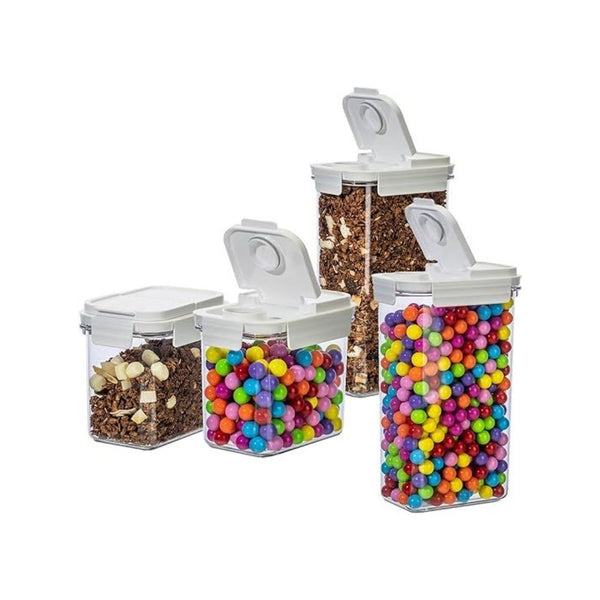 4-Pcs Food Container Storage with Lids