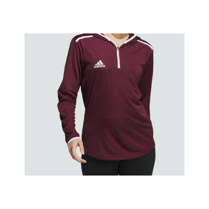 Adidas Women’s Team Issue Hooded Long Sleeve Tee