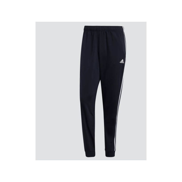 Adidas Men’s Essentials Warm-Up Tapered 3-Stripes Track Pants