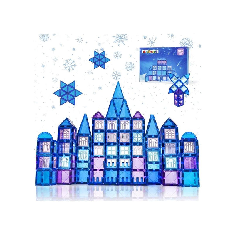 102-Pcs Frozen Castle Magnetic Tiles