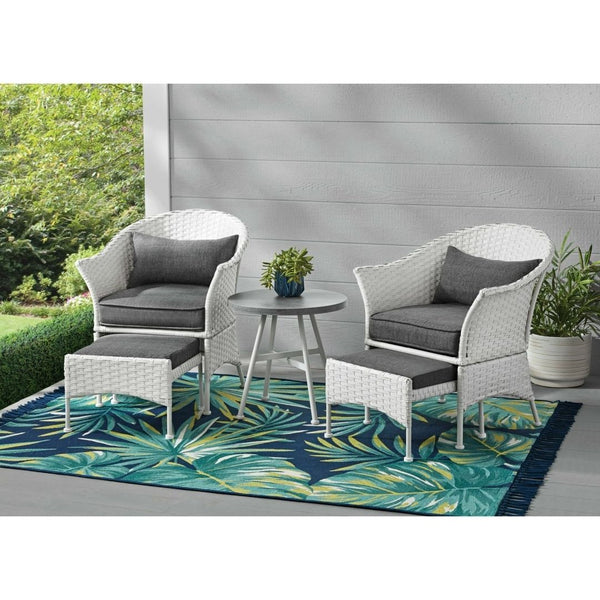Mainstays Arlington Glen 5-Piece Outdoor Wicker Patio Furniture Set
