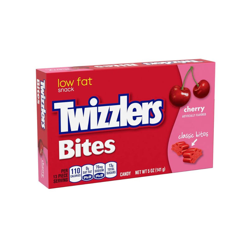 Pack of 12 TWIZZLERS Bites Cherry Candy Boxes