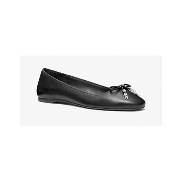 Michael Kors Nori Leather Ballet Flats (2 Colors)