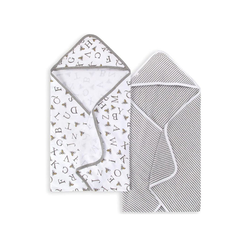 2-Pack Burts Bees Baby Organic Cotton Infant Hooded Towels