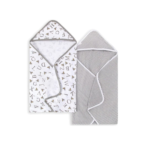 2-Pack Burts Bees Baby Organic Cotton Infant Hooded Towels