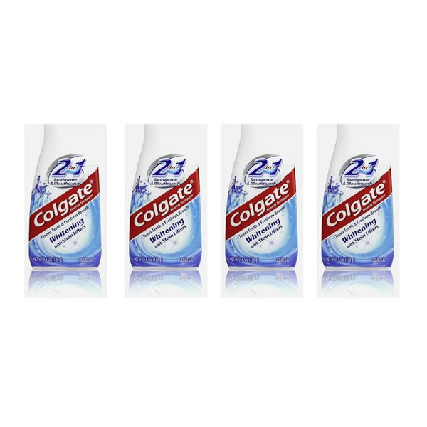 4-Packs Colgate 2-in-1 Whitening With Stain Lifters Toothpaste