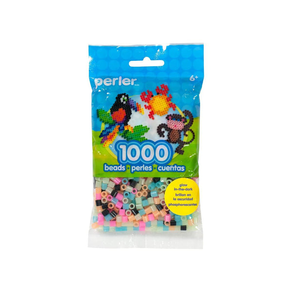 Pack Of 1,000 Glow In The Dark Perler Beads Fuse Beads