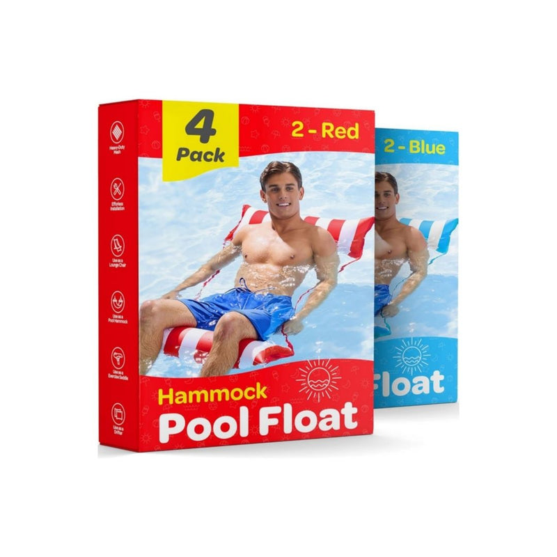 4-Pack Hammock Pool Floats