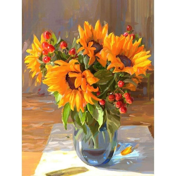 5D Sunflower Diamond Art Kit
