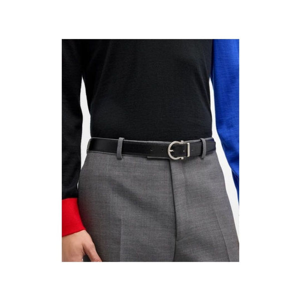 Ferragamo Men's Reversible Leather Gancio Belt