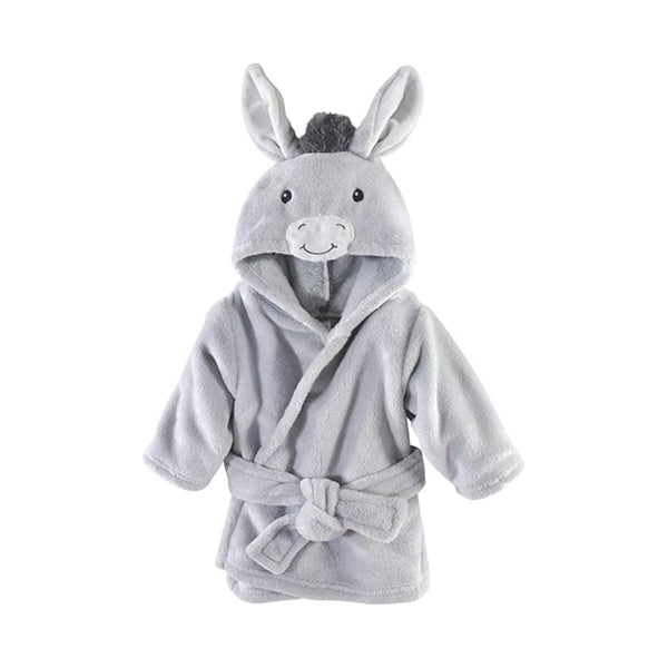 Hudson Baby Unisex Baby Plush Animal Face Bathrobe