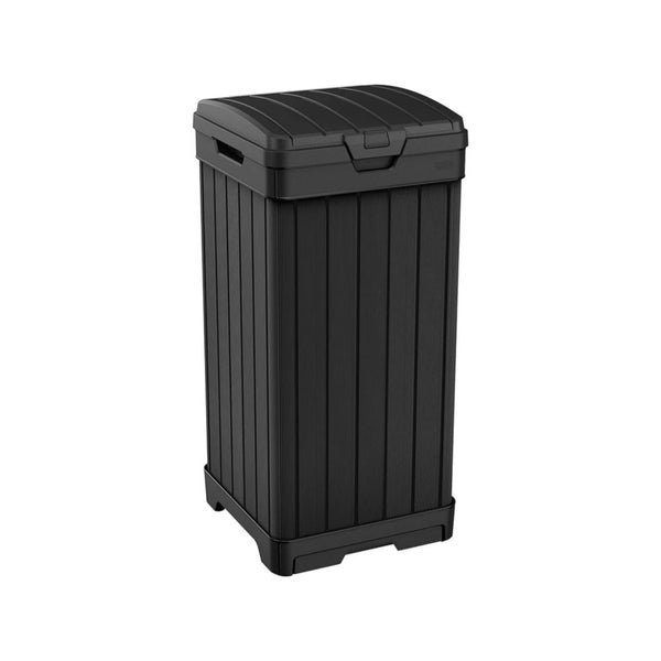 Keter Baltimore 38 Gallon Trash Can with Lid and Drip Tray