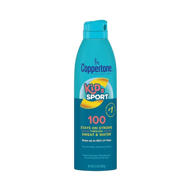 Coppertone Kids Sunscreen Spray SPF 100, 5.5 Oz Spray